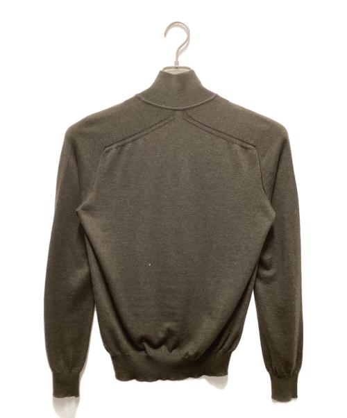 LOUIS VUITTON（ルイ ヴィトン）LOUIS VUITTON (ルイ ヴィトン) ジップアップカシミヤニット カーキ サイズ:XSの古着・服飾アイテム