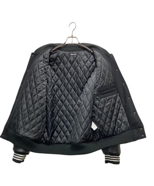 WIND AND SEA（ウィンダンシー）WIND AND SEA (ウィンダンシー) ロゴワッペン バーシティ ジャケット ブラック サイズ:XLの古着・服飾アイテム