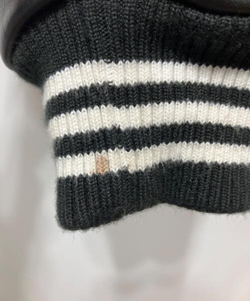 WIND AND SEA（ウィンダンシー）WIND AND SEA (ウィンダンシー) ロゴワッペン バーシティ ジャケット ブラック サイズ:XLの古着・服飾アイテム