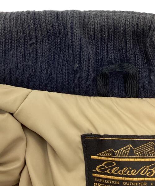 Eddie Bauer（エディーバウアー）Eddie Bauer (エディーバウアー) リブダウンジャケット ネイビー サイズ:不明の古着・服飾アイテム