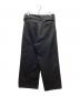 sairenssei (サイレンセイ) WIDE-BELT PLEATED PANTS ブラック サイズ:M：14000円
