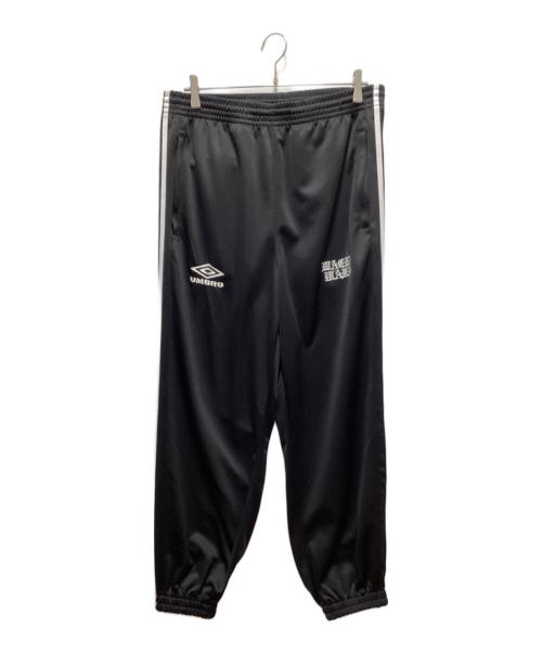 UMBRO（アンブロ）UMBRO (アンブロ) WACKO MARIA (ワコマリア) TRACK PANTS ( TYPE-2 ) ブラック サイズ:XLの古着・服飾アイテム
