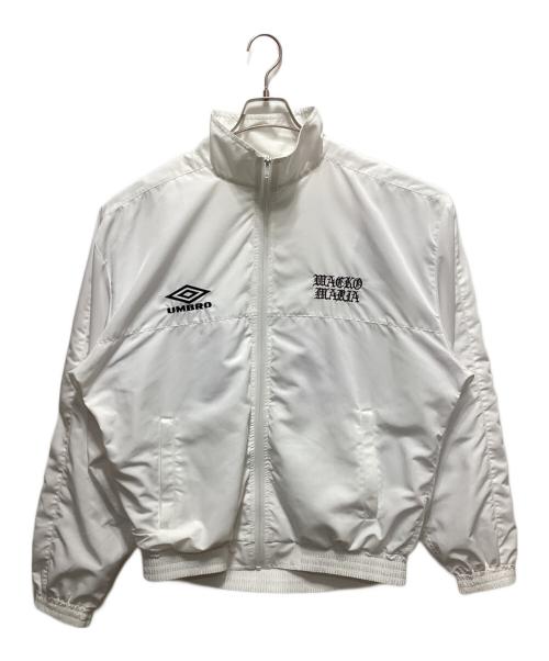 UMBRO（アンブロ）UMBRO (アンブロ) WACKO MARIA (ワコマリア) NYLON TRACK JACKET ホワイト サイズ:Ｌの古着・服飾アイテム
