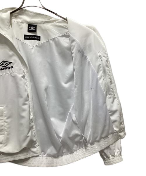 UMBRO（アンブロ）UMBRO (アンブロ) WACKO MARIA (ワコマリア) NYLON TRACK JACKET ホワイト サイズ:Ｌの古着・服飾アイテム