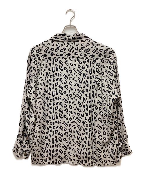 WACKO MARIA（ワコマリア）WACKO MARIA (ワコマリア) レオパードオープンカラーシャツ ベージュ サイズ:Ｌの古着・服飾アイテム