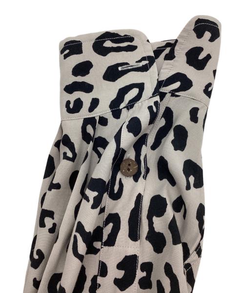 WACKO MARIA（ワコマリア）WACKO MARIA (ワコマリア) レオパードオープンカラーシャツ ベージュ サイズ:Ｌの古着・服飾アイテム