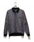WACKO MARIA（ワコマリア）の古着「LEOPARD KNIT POLO SHIRT」｜ブラック×ブルー