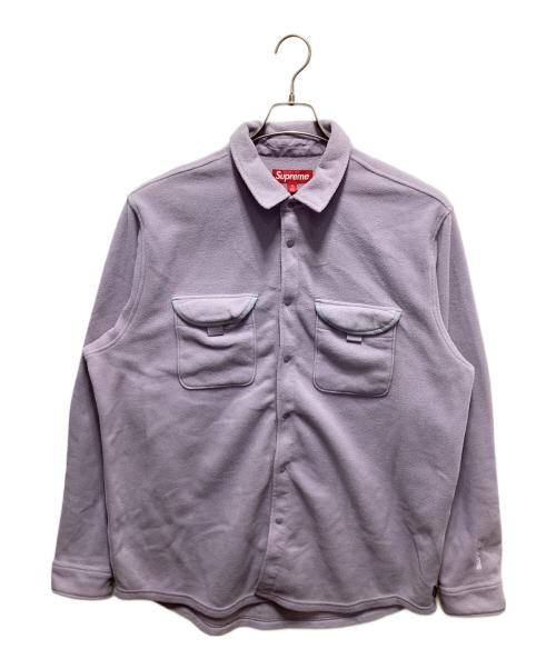SUPREME（シュプリーム）Supreme (シュプリーム) POLARTEC SHIRT パープル サイズ:XLの古着・服飾アイテム