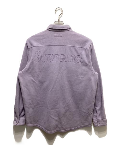 SUPREME（シュプリーム）Supreme (シュプリーム) POLARTEC SHIRT パープル サイズ:XLの古着・服飾アイテム