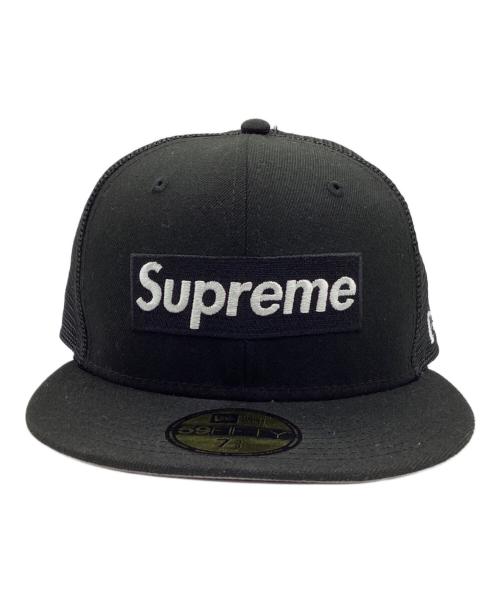 SUPREME（シュプリーム）Supreme (シュプリーム) New Era (ニューエラ) BOX LOGO MESH BACK CAP ブラックの古着・服飾アイテム