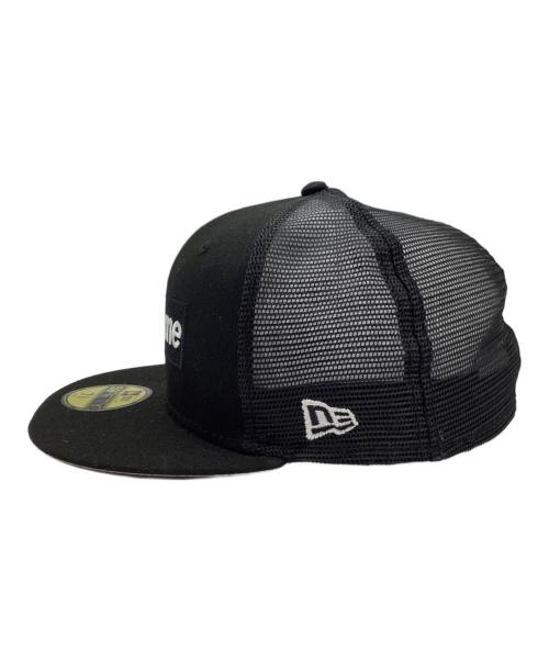 SUPREME（シュプリーム）Supreme (シュプリーム) New Era (ニューエラ) BOX LOGO MESH BACK CAP ブラックの古着・服飾アイテム