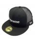 Supreme（シュプリーム）の古着「BOX LOGO MESH BACK CAP」｜ブラック