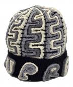 SUPREMEシュプリーム）の古着「YARN APPLIQUE BEANIE」｜ブラック