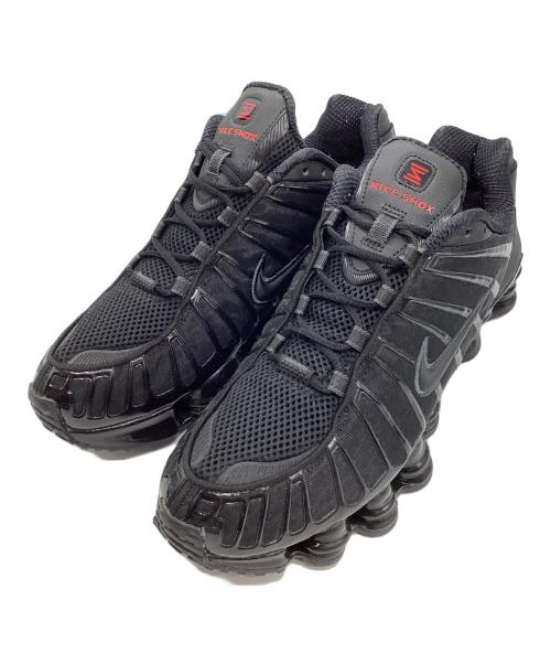 NIKE（ナイキ）NIKE (ナイキ) SHOX TL BLACK/BLACK-MTLC HEMATITE-MAX ORANGE ブラック サイズ:28.5の古着・服飾アイテム