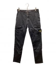 STONE ISLAND（ストーンアイランド）の古着「ガーメントダイストレッチカーゴパンツ」｜ブラック