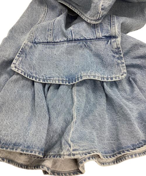 THE TOE（ザ・トゥー）THE TOE (ザ・トゥー) ペリクレスペプラムトップス インディゴ サイズ:Ｓの古着・服飾アイテム