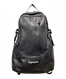 SUPREME（シュプリーム）の古着「Leather Backpack」｜ブラック
