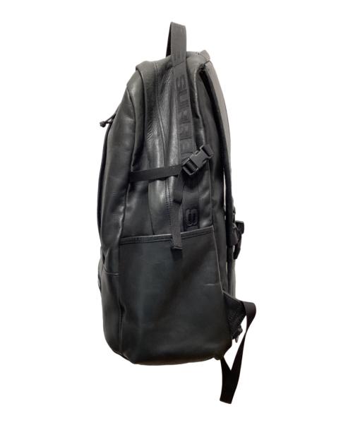 SUPREME（シュプリーム）Supreme (シュプリーム) Leather Backpack ブラックの古着・服飾アイテム