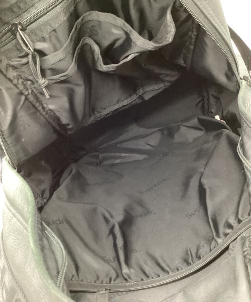 SUPREME（シュプリーム）Supreme (シュプリーム) Leather Backpack ブラックの古着・服飾アイテム