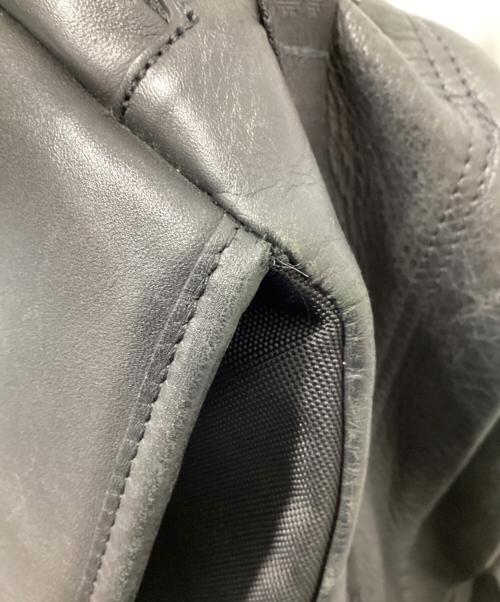 SUPREME（シュプリーム）Supreme (シュプリーム) Leather Backpack ブラックの古着・服飾アイテム