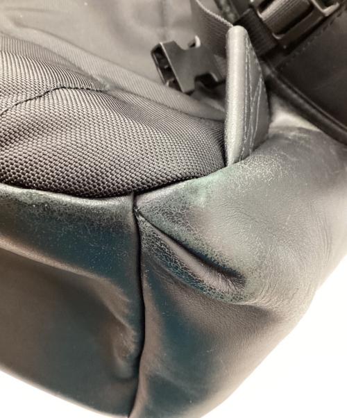 SUPREME（シュプリーム）Supreme (シュプリーム) Leather Backpack ブラックの古着・服飾アイテム
