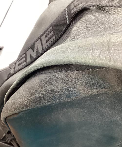 SUPREME（シュプリーム）Supreme (シュプリーム) Leather Backpack ブラックの古着・服飾アイテム
