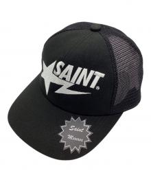 SAINT MICHAEL×A BATHING APE（セントマイケル×アベイシングエイプ）の古着「BAPE MESH CAP」｜ブラック