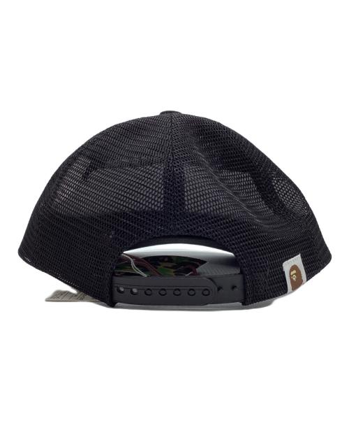 SAINT MICHAEL（セントマイケル）SAINT MICHAEL (セントマイケル) A BATHING APE (アベイシングエイプ) BAPE MESH CAP ブラックの古着・服飾アイテム