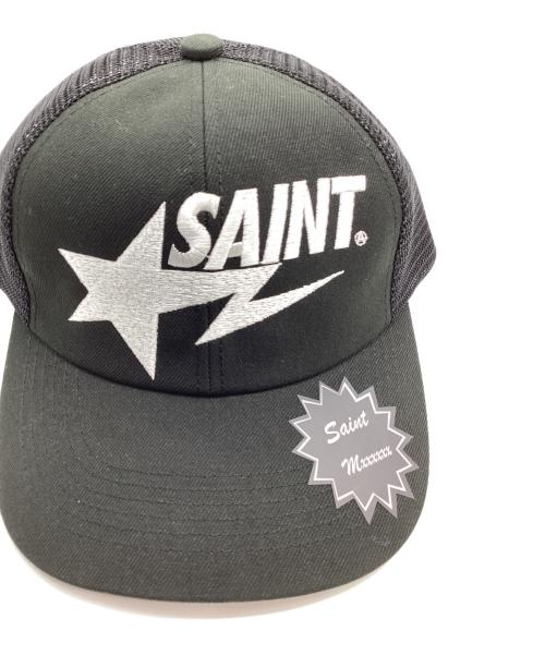 SAINT MICHAEL（セントマイケル）SAINT MICHAEL (セントマイケル) A BATHING APE (アベイシングエイプ) BAPE MESH CAP ブラックの古着・服飾アイテム