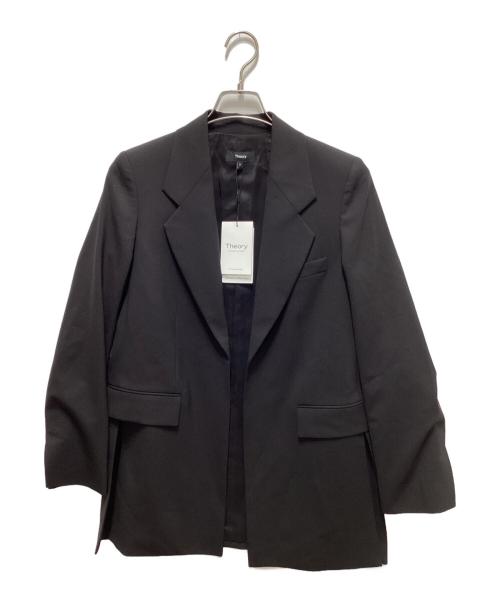 theory（セオリー）theory (セオリー) テーラードジャケット ブラックの古着・服飾アイテム
