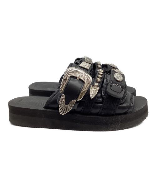 suicoke（スイコック）suicoke (スイコック) TOGA PULLA (トーガ プルラ) MOTOサンダル ブラック サイズ:7の古着・服飾アイテム