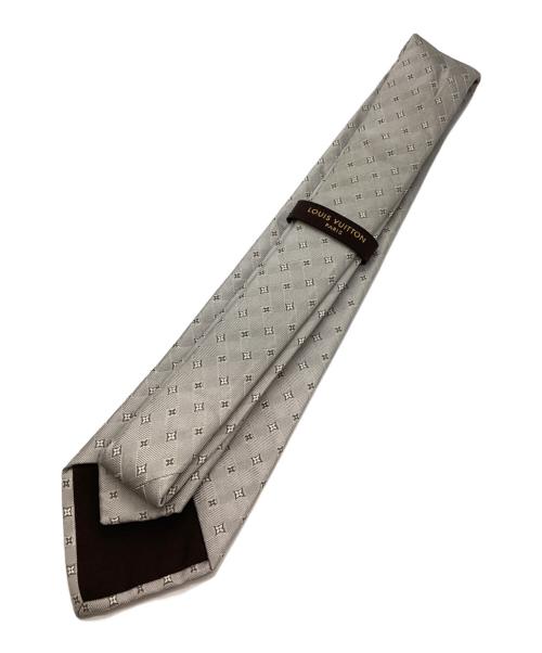 LOUIS VUITTON（ルイ ヴィトン）LOUIS VUITTON (ルイ ヴィトン) モノグラムネクタイ グレー サイズ:表記なしの古着・服飾アイテム