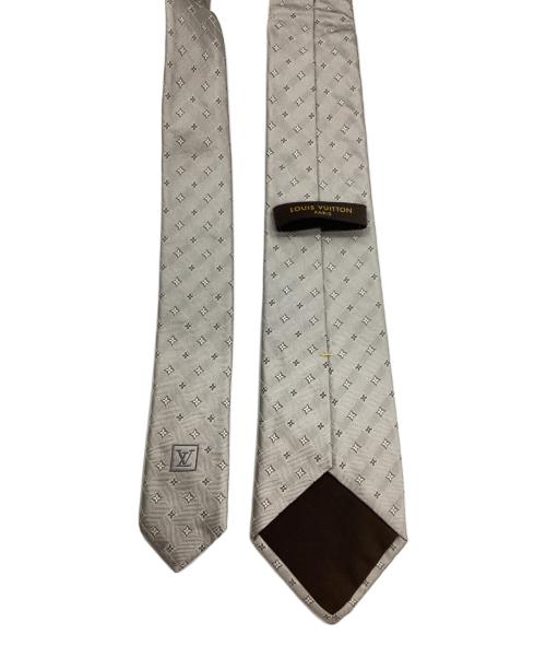 LOUIS VUITTON（ルイ ヴィトン）LOUIS VUITTON (ルイ ヴィトン) モノグラムネクタイ グレー サイズ:表記なしの古着・服飾アイテム