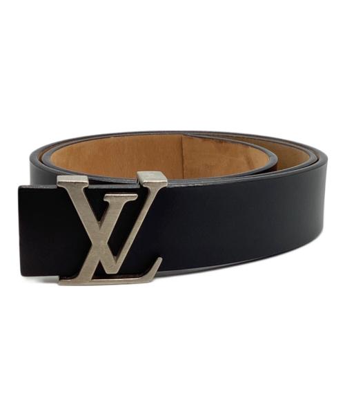 LOUIS VUITTON（ルイ ヴィトン）LOUIS VUITTON (ルイ ヴィトン) サンチュール・LVイニシアル ベルト ブラックの古着・服飾アイテム