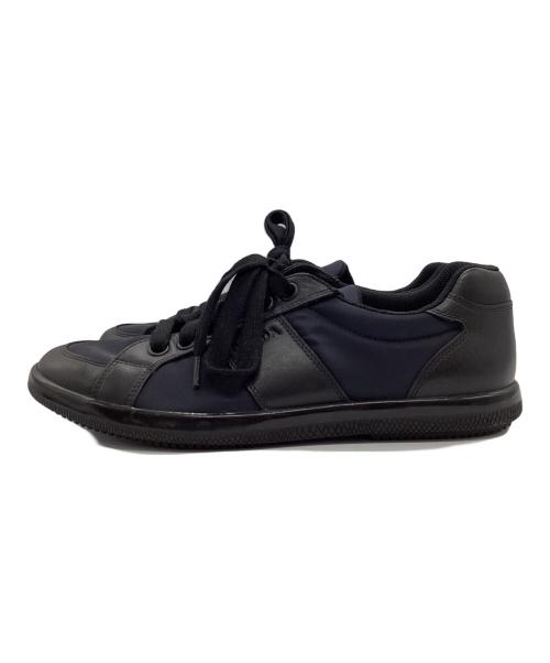 PRADA（プラダ）PRADA (プラダ) ローカットスニーカー ネイビー サイズ:5の古着・服飾アイテム