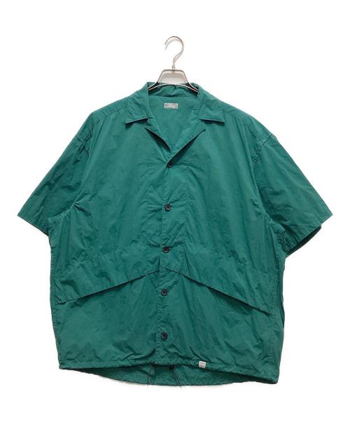 kolor/BEACON（カラービーコン）kolor/BEACON (カラービーコン) YLON OVER DYE S／S SHIRT グリーン サイズ:3の古着・服飾アイテム