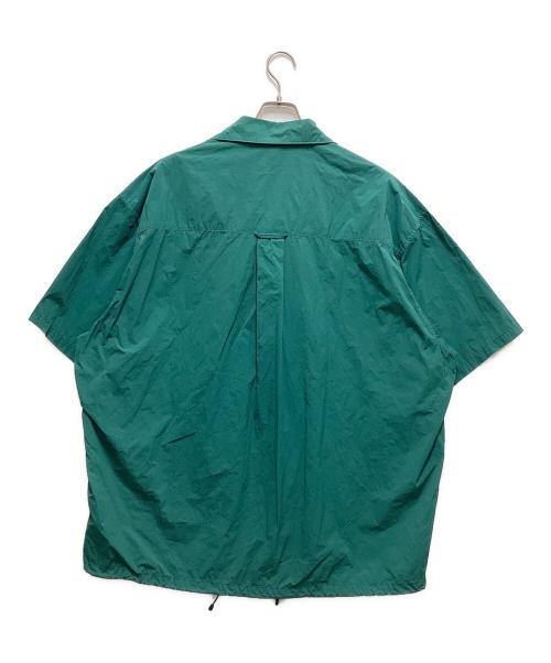 kolor/BEACON（カラービーコン）kolor/BEACON (カラービーコン) YLON OVER DYE S／S SHIRT グリーン サイズ:3の古着・服飾アイテム