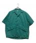 kolor/BEACON（カラービーコン）の古着「YLON OVER DYE S／S SHIRT」｜グリーン