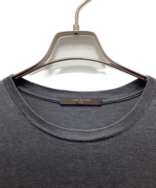 LOUIS VUITTON（ルイ ヴィトン）LOUIS VUITTON (ルイ ヴィトン) サークルLV刺繍入り クルーネック半袖Tシャツ グレー サイズ:XSの古着・服飾アイテム