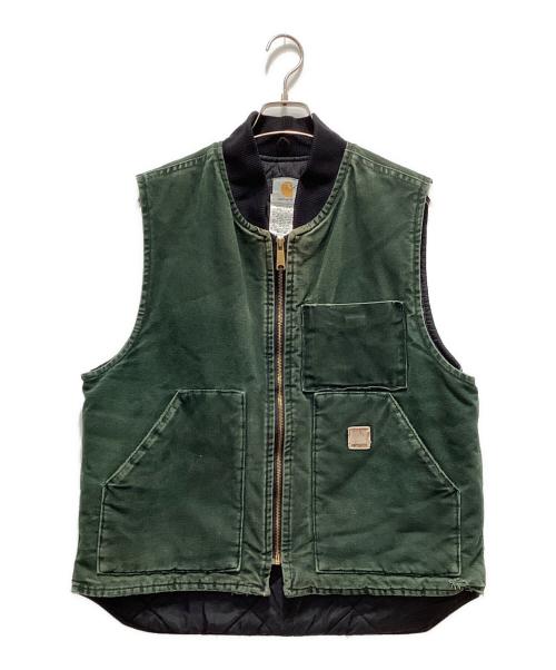CarHartt（カーハート）CarHartt (カーハート) Duck Work Vest グリーン サイズ:不明の古着・服飾アイテム