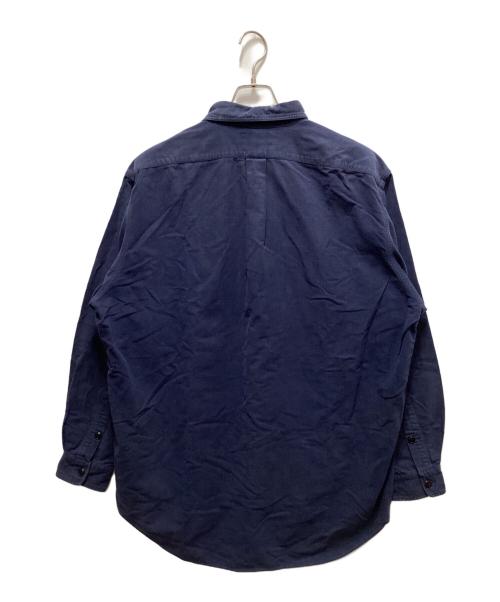 RRL（ダブルアールエル）RRL (ダブルアールエル) ハーフジップシャツ ネイビー サイズ:Ｌの古着・服飾アイテム