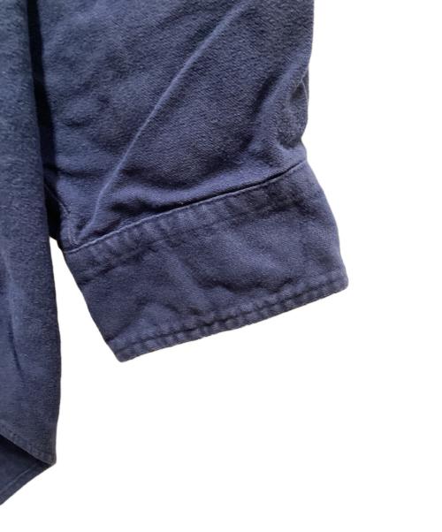 RRL（ダブルアールエル）RRL (ダブルアールエル) ハーフジップシャツ ネイビー サイズ:Ｌの古着・服飾アイテム