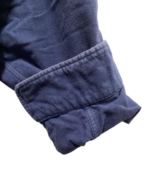 RRL（ダブルアールエル）RRL (ダブルアールエル) ハーフジップシャツ ネイビー サイズ:Ｌの古着・服飾アイテム