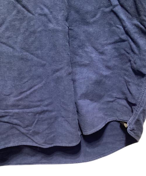 RRL（ダブルアールエル）RRL (ダブルアールエル) ハーフジップシャツ ネイビー サイズ:Ｌの古着・服飾アイテム