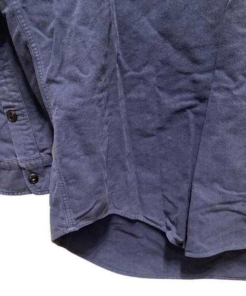 RRL（ダブルアールエル）RRL (ダブルアールエル) ハーフジップシャツ ネイビー サイズ:Ｌの古着・服飾アイテム