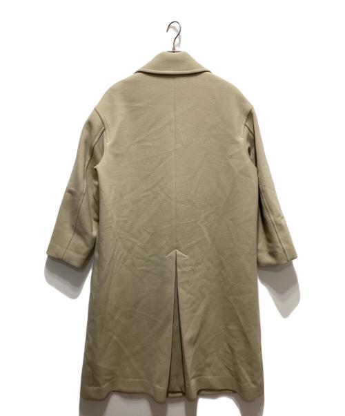 journal standard L'essag（ジャーナル スタンダード レサージュ）journal standard L'essag (ジャーナル スタンダード レサージュ) SUPER120オーバーコート ベージュ サイズ:38の古着・服飾アイテム