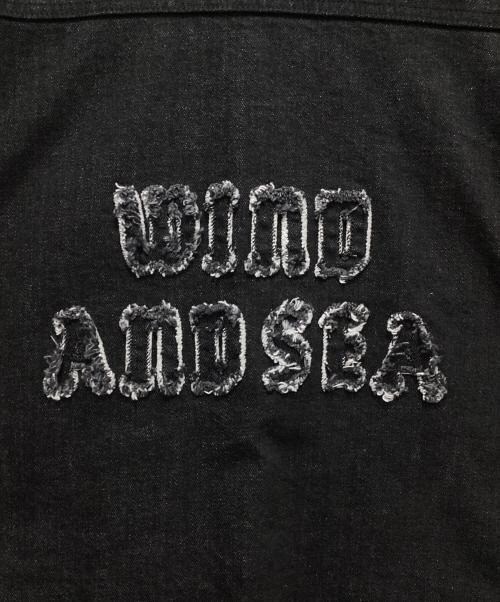 WIND AND SEA（ウィンダンシー）WIND AND SEA (ウィンダンシー) デニムジャケット ブラック サイズ:XLの古着・服飾アイテム