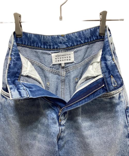 Maison Margiela（メゾンマルジェラ）Maison Margiela (メゾンマルジェラ) SLASH DETAIL DENIM PANTS インディゴ サイズ:36の古着・服飾アイテム