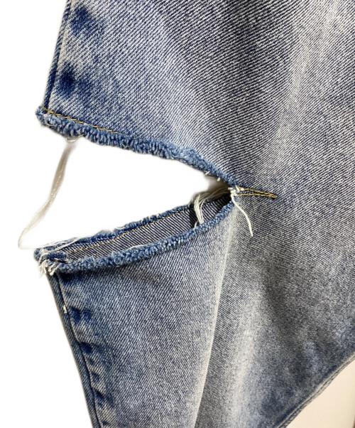 Maison Margiela（メゾンマルジェラ）Maison Margiela (メゾンマルジェラ) SLASH DETAIL DENIM PANTS インディゴ サイズ:36の古着・服飾アイテム