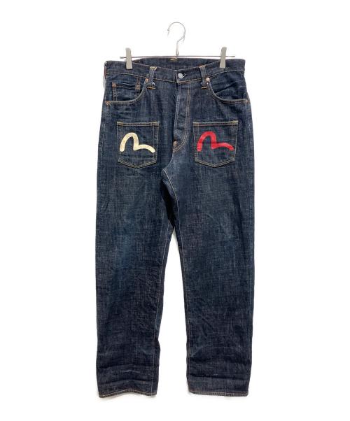 EVISU（エヴィス）EVISU (エヴィス) 両面カモメデニムパンツ インディゴ サイズ:34の古着・服飾アイテム